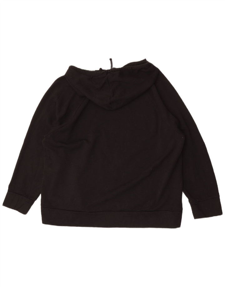 Felpa con cappuccio da donna Eddie Bauer UK 20 2XL poliestere nero
