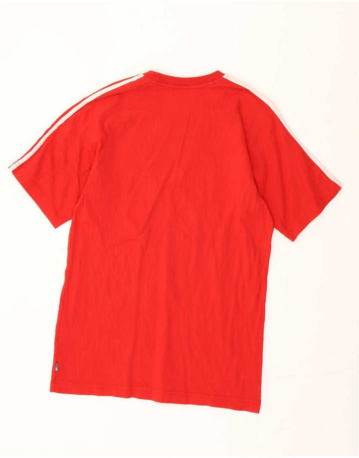 T-shirt Adidas da uomo Top Small rossa in cotone
