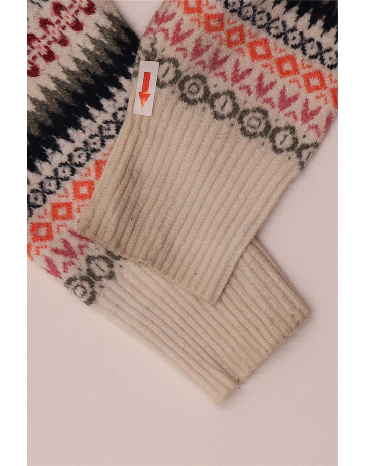 Marks & Spencer Maglione da uomo con scollo a barca Maglione grande Fair Isle multicolore