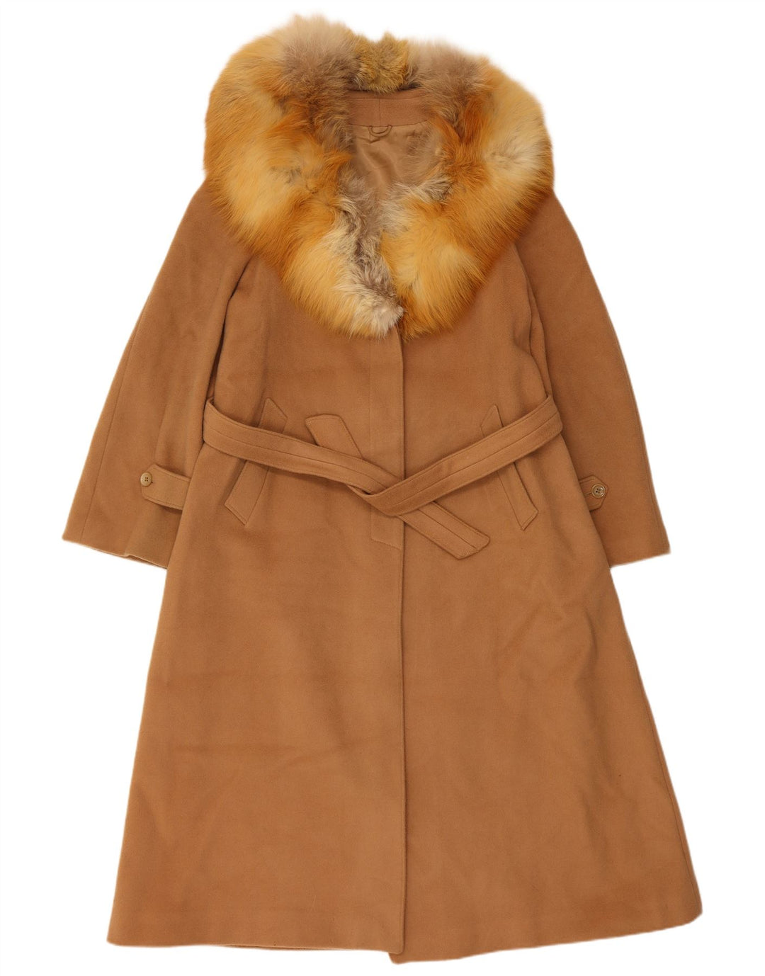 Cappotto da donna Micheli UK 14 in lana marrone medio