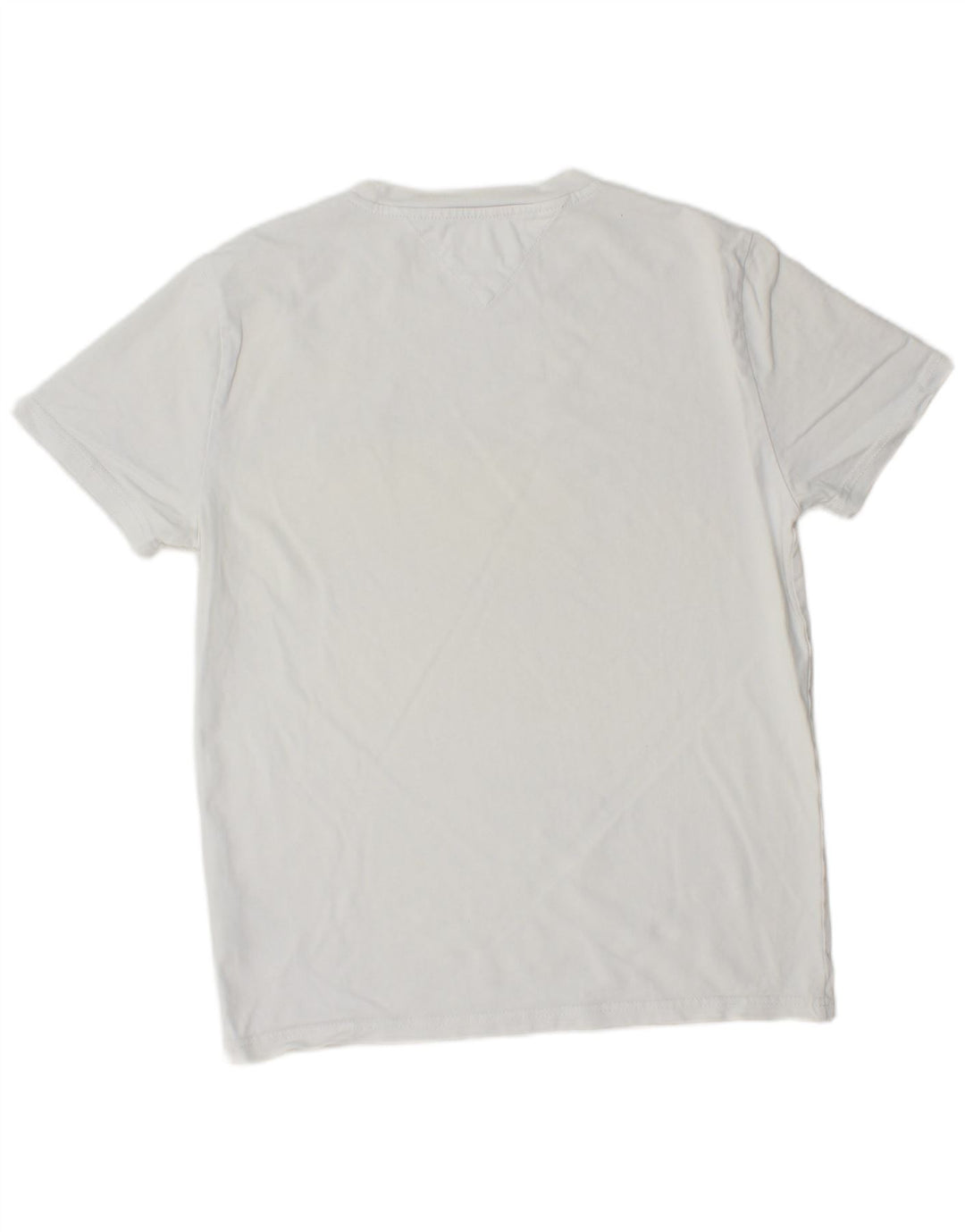 TOMMY HILFIGER Mens T-Shirt Top Small White Cotton