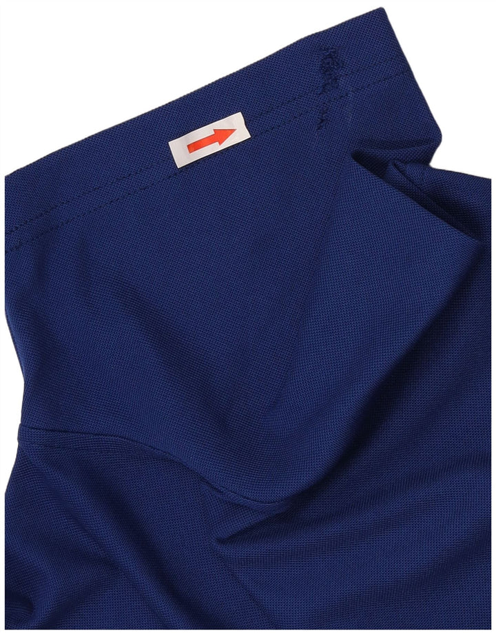 Polo da golf da uomo Tommy Hilfiger in poliestere blu medio
