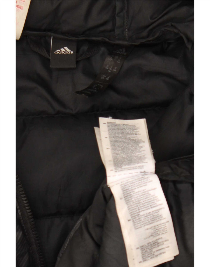 Adidas Giacca imbottita con cappuccio da ragazzo 13-14 anni Poliestere mimetico grigio