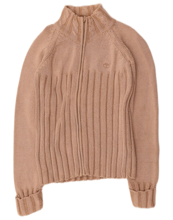 Maglione cardigan per ragazzi Timberland 15-16 anni in cotone beige
