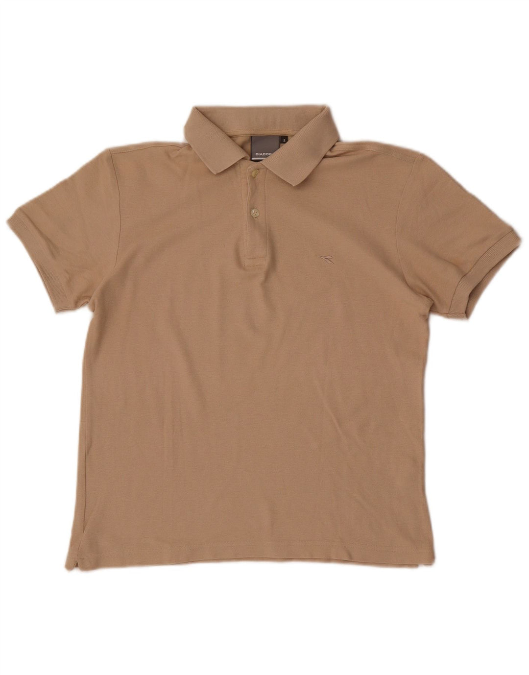 Polo Diadora Uomo Small in Cotone Beige