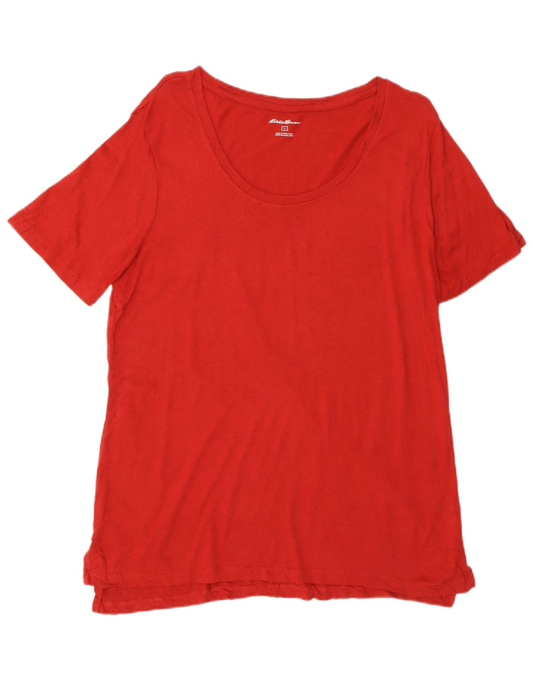T-shirt da donna EDDIE BAUER UK 16 grande rossa
