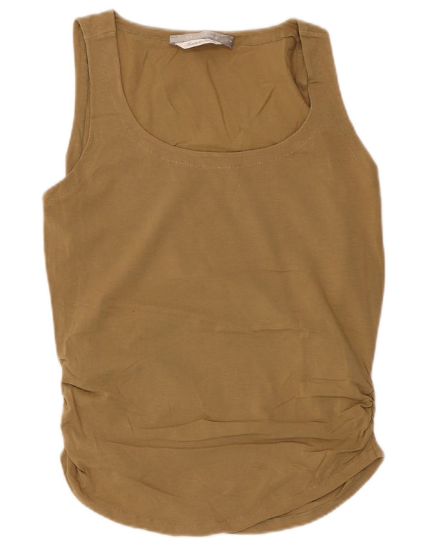 Canotta senza maniche da donna Max Mara UK 12 Cotone beige medio