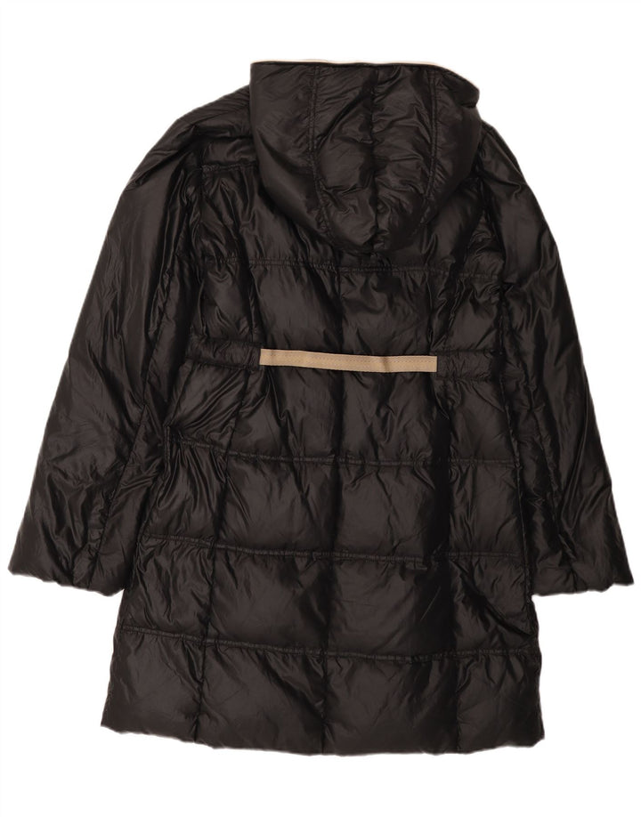 Cappotto imbottito con cappuccio da donna Henry Cottons IT 48 XL Nero Poliammide
