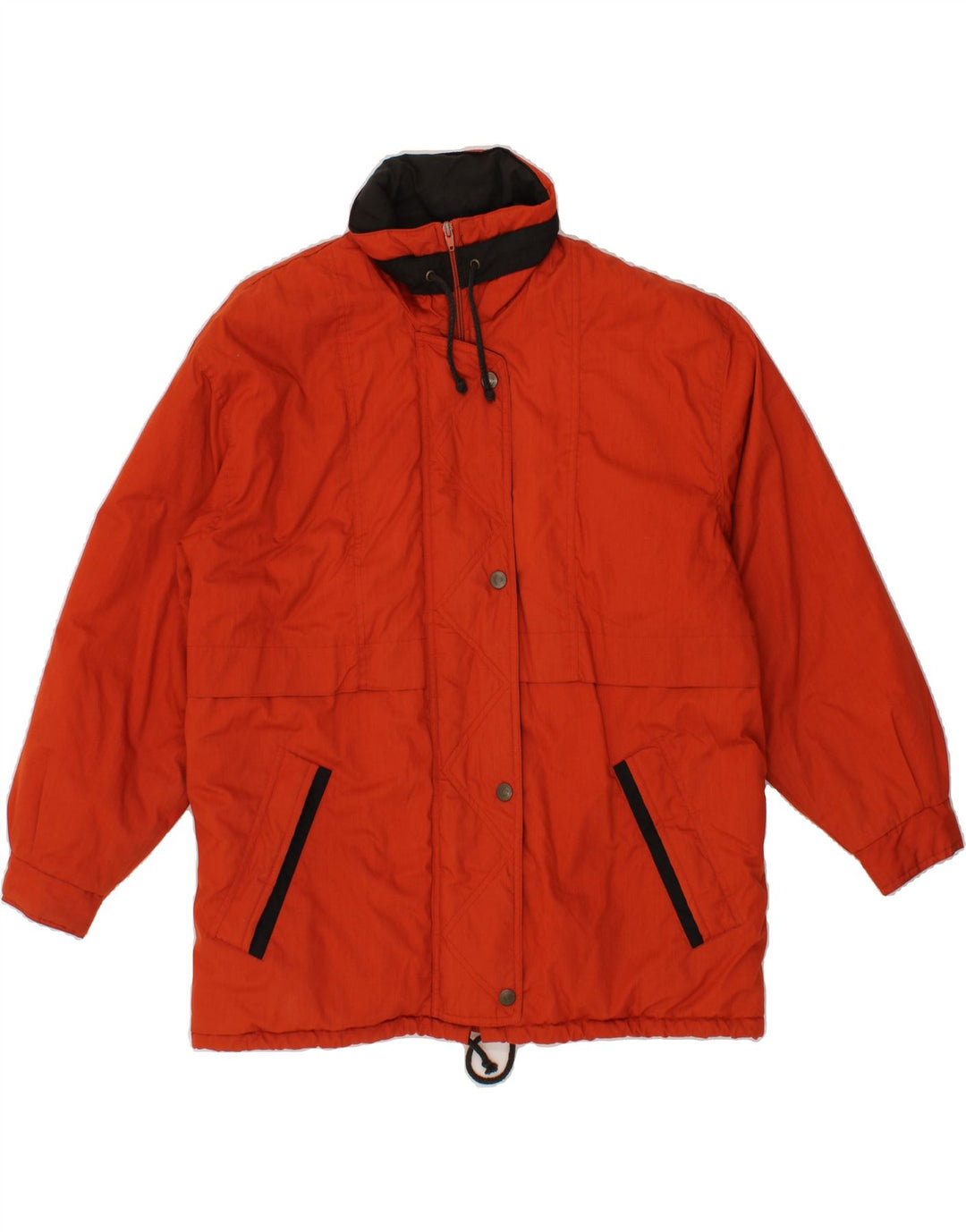 VINTAGE Womens Windbreaker Jacket  EU 42 Large Red Polyester Vintage Vintage and Second-Hand Vintage from Messina Hembry 