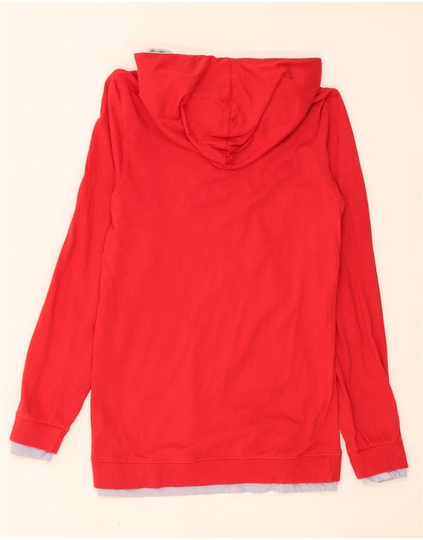 Desigual Felpa con cappuccio grafica per ragazzi 13-14 anni in cotone rosso