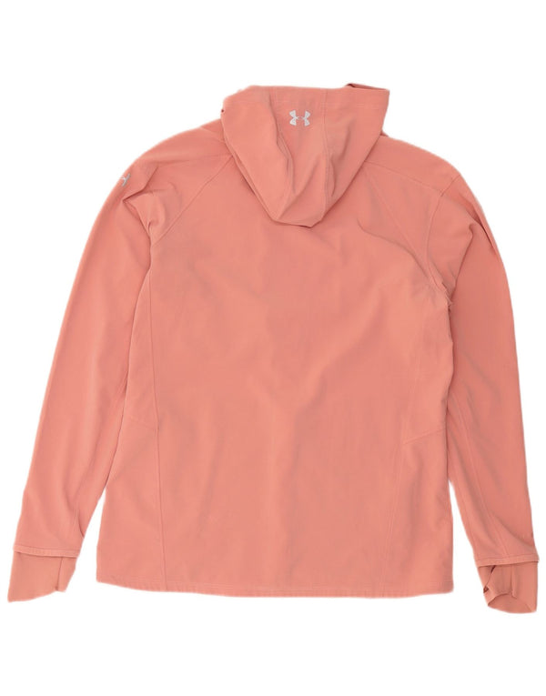 Giacca da ginnastica con cappuccio da donna Under Armour UK 14 poliestere rosa medio