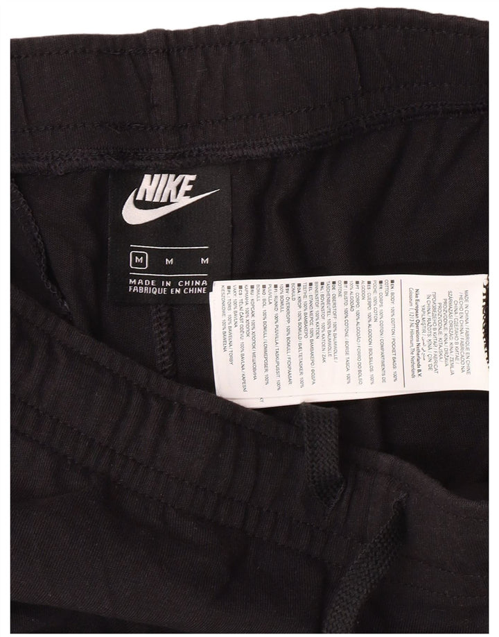 Pantaloncini sportivi da uomo NIKE medio cotone nero