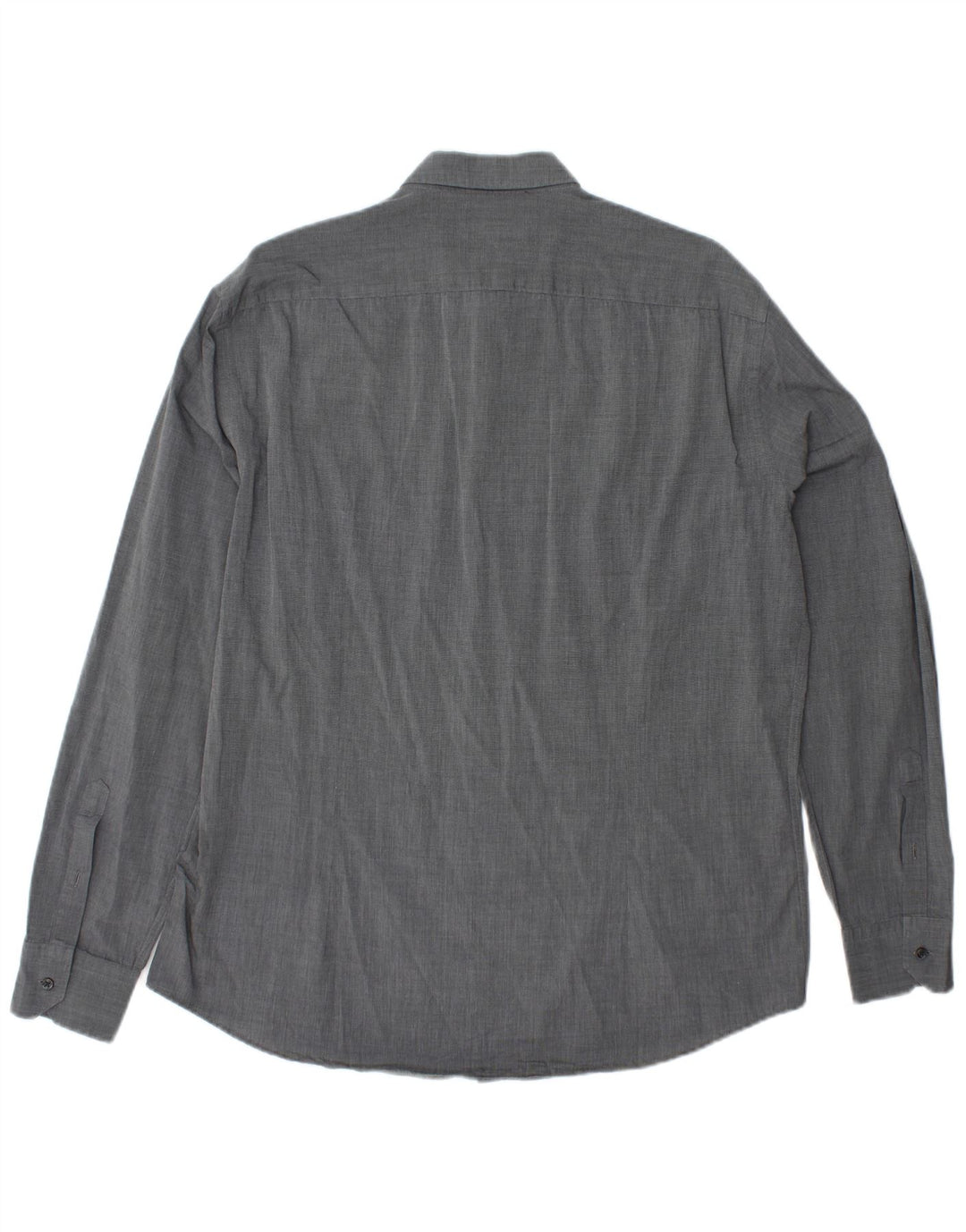 Camicia Uomo TRUSSARDI Taglia 43 Gessato Grande Grigio