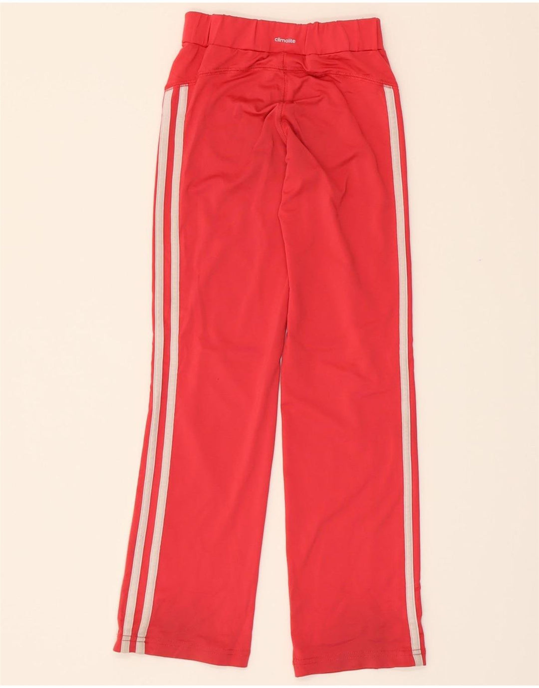 ADIDAS Girls Climalite Tracksuit Trousers 7-8 Years Small  Pink Polyester Vintage Adidas and Second-Hand Adidas from Messina Hembry 