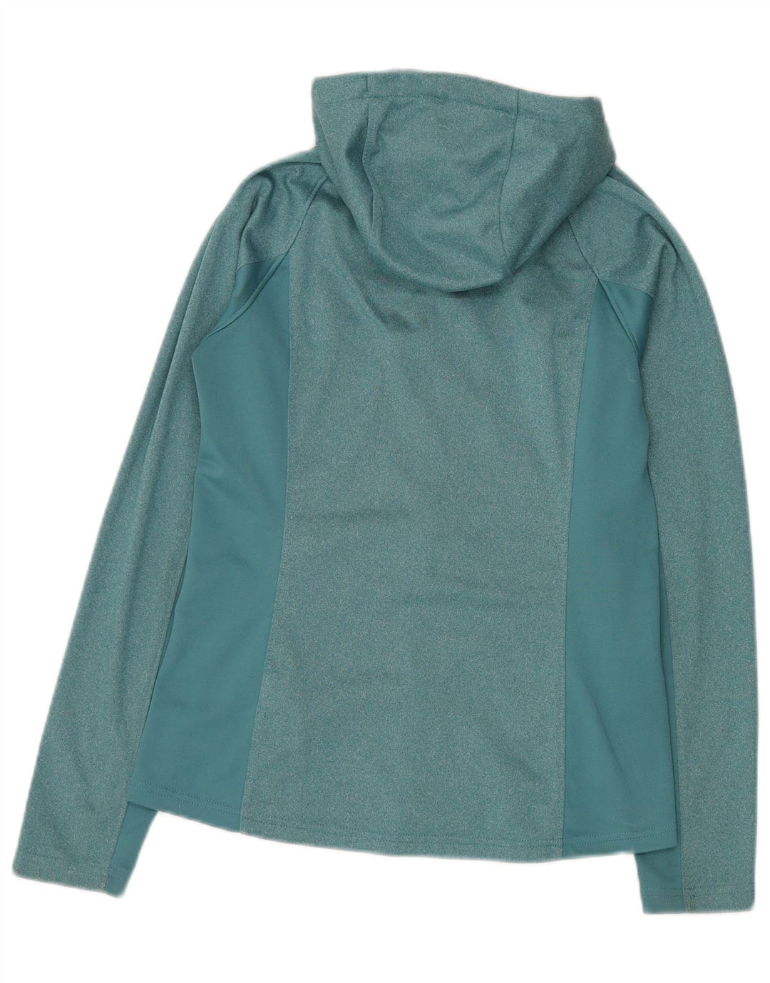 THE NORTH FACE Felpa con cappuccio e zip da donna UK 10 Small Blue Flecked