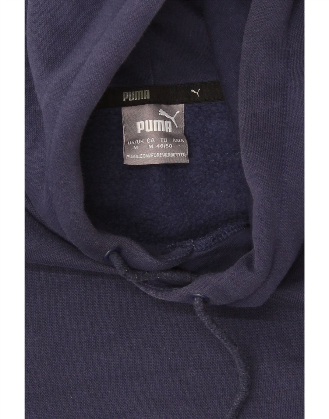 Felpa con cappuccio da uomo Puma media blu navy
