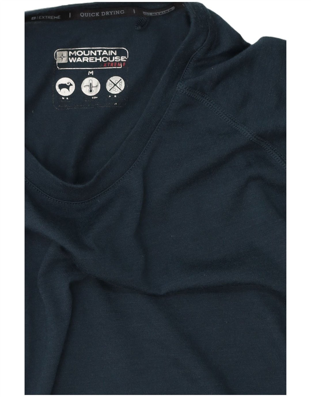 T-shirt da uomo Mountain Warehouse Top medio in poliestere blu navy