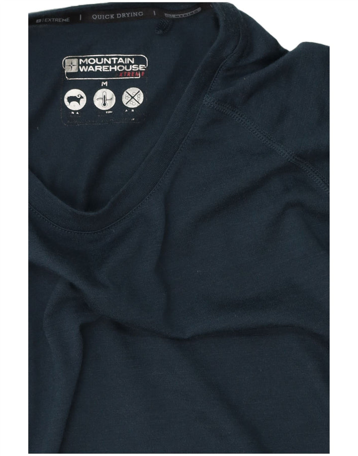 T-shirt da uomo Mountain Warehouse Top medio in poliestere blu navy