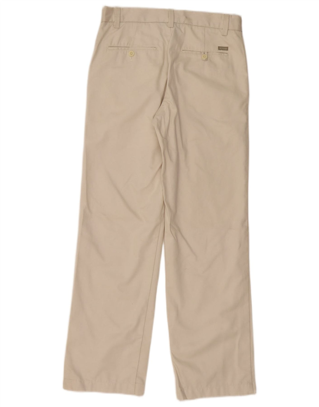 Pantaloni chino dritti da uomo Izod W29 L30 cotone bianco