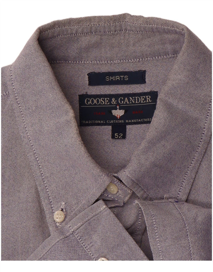 Camicia da uomo GOOSE & GANDER IT 52 Large Viola