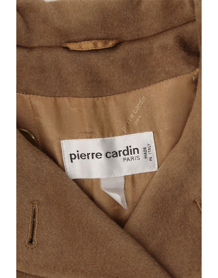 Cappotto doppiopetto da donna Pierre Cardin UK 14 grande marrone