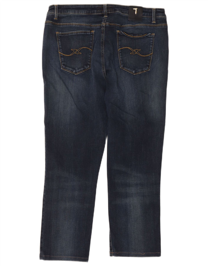 Jeans Cropped Uomo Trussardi W36 L24 Blu