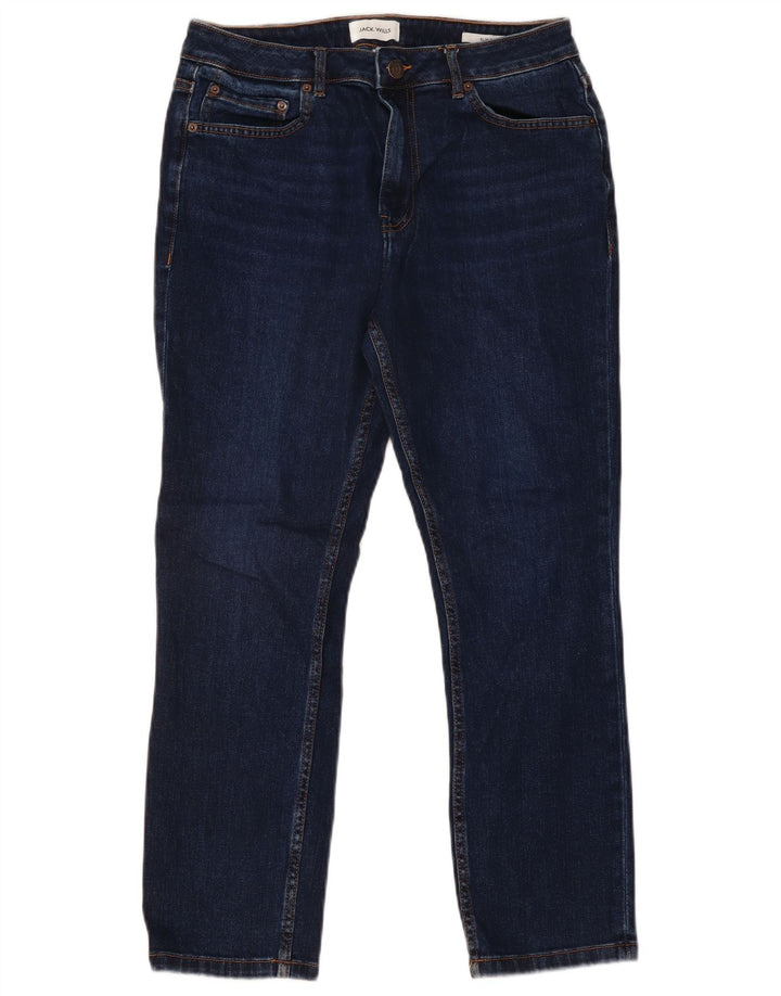 Jeans dritti da uomo Jack Wills W32 L27 cotone blu navy