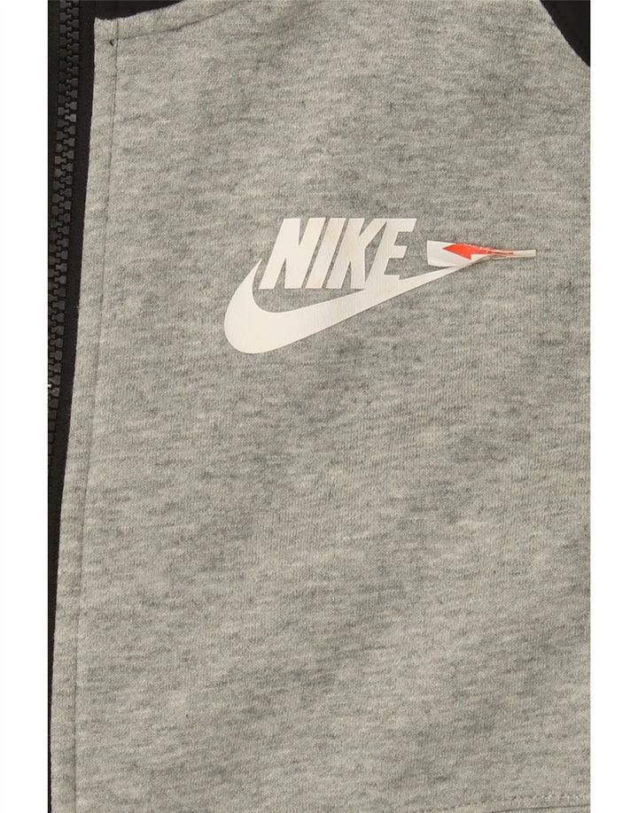 Giacca da ginnastica da uomo Nike Small in cotone color block grigio
