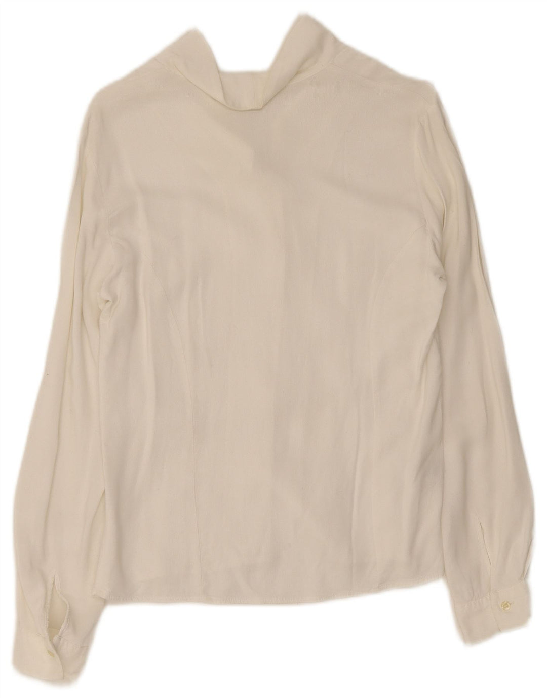 Camicia Blusa Donna Sisley IT 44 Viscosa Bianca Media