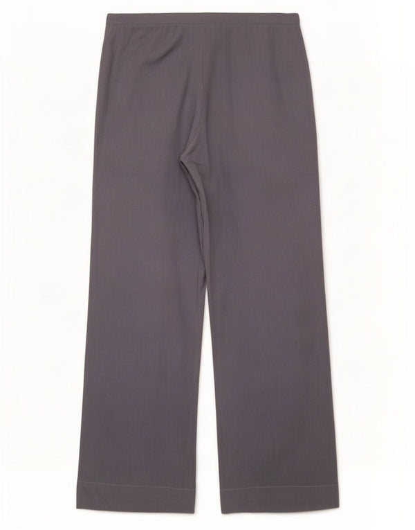 Pantaloni casual a gamba larga da donna Zara medi W28 L33 lino blu