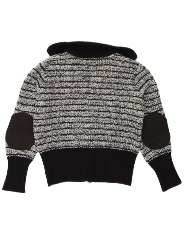 Maglione cardigan da donna Paul & Shark UK 16 grandi strisce blu