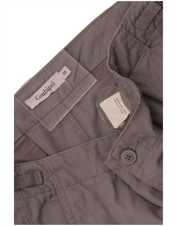 Pantaloncini cargo da uomo Conbipel IT 54 2XL W38 Cotone a righe grigie