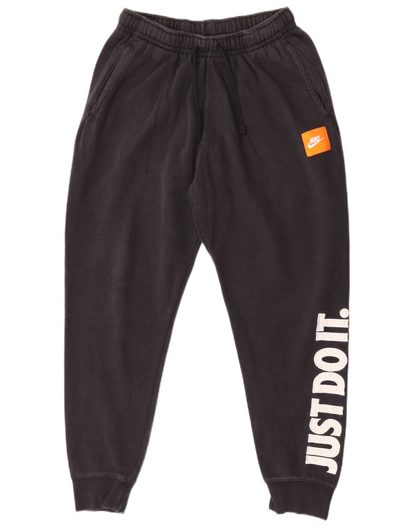 Nike Pantaloni da tuta grafica da uomo Joggers Medium Black Cotton Sports