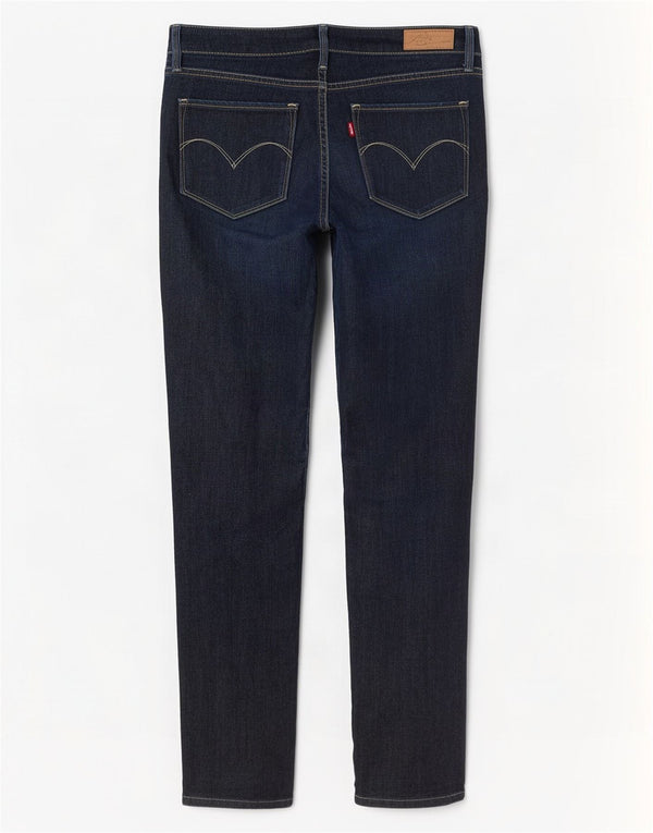 Jeans slim da donna Levi's W29 L32 cotone blu navy