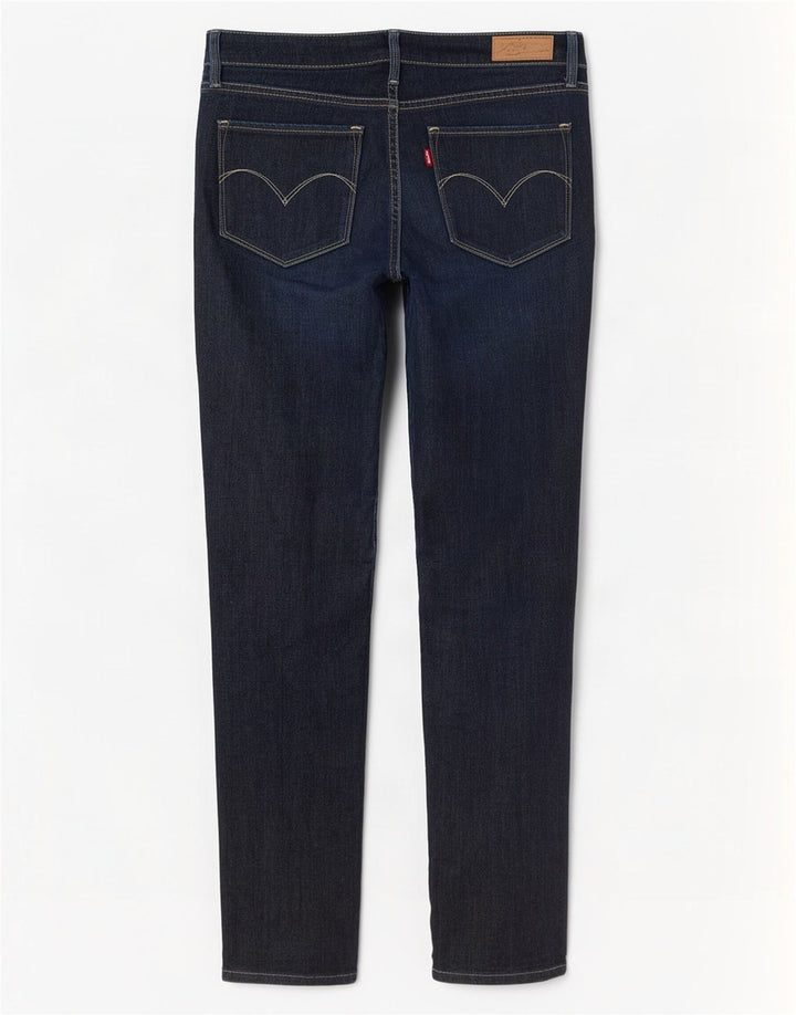 Jeans slim da donna Levi's W29 L32 cotone blu navy