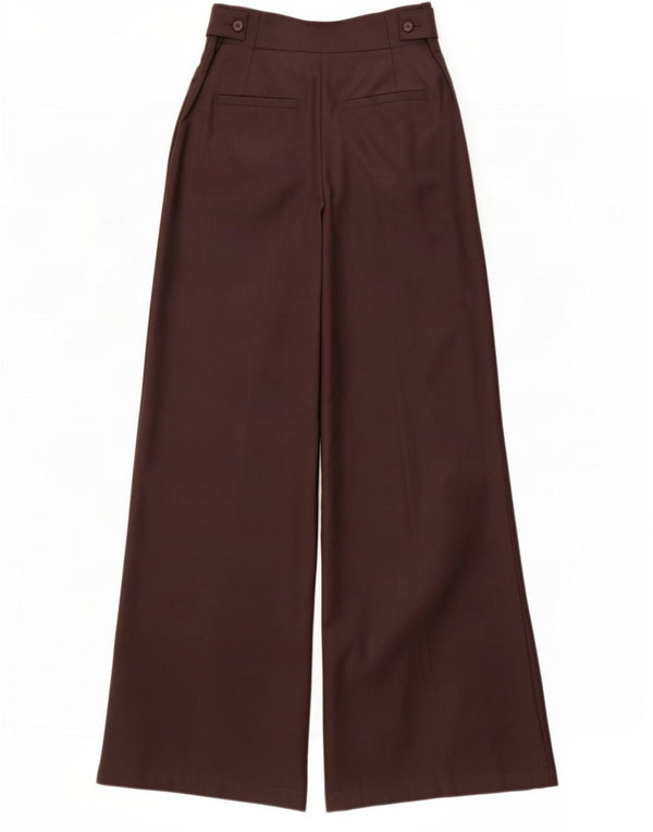 Pantaloni chino con pegging da donna Zara XS W24 L29 Marrone