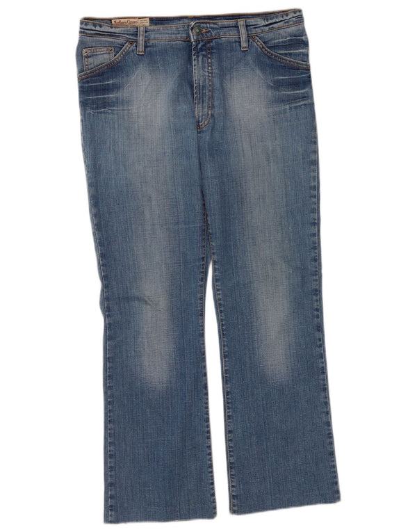 Jeans dritti da donna Marlboro Classics W33 L28 cotone blu