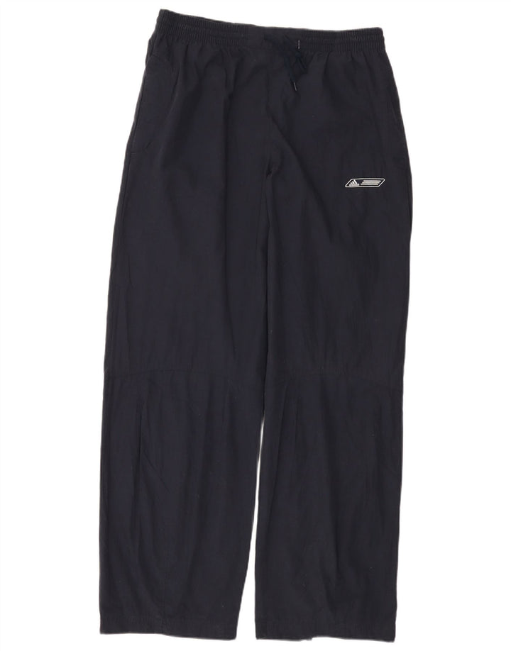 Pantaloni da tuta da uomo ADIDAS grandi in cotone blu navy