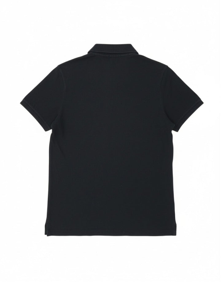 HOLLISTER Mens Polo Shirt Small Navy Blue Cotton