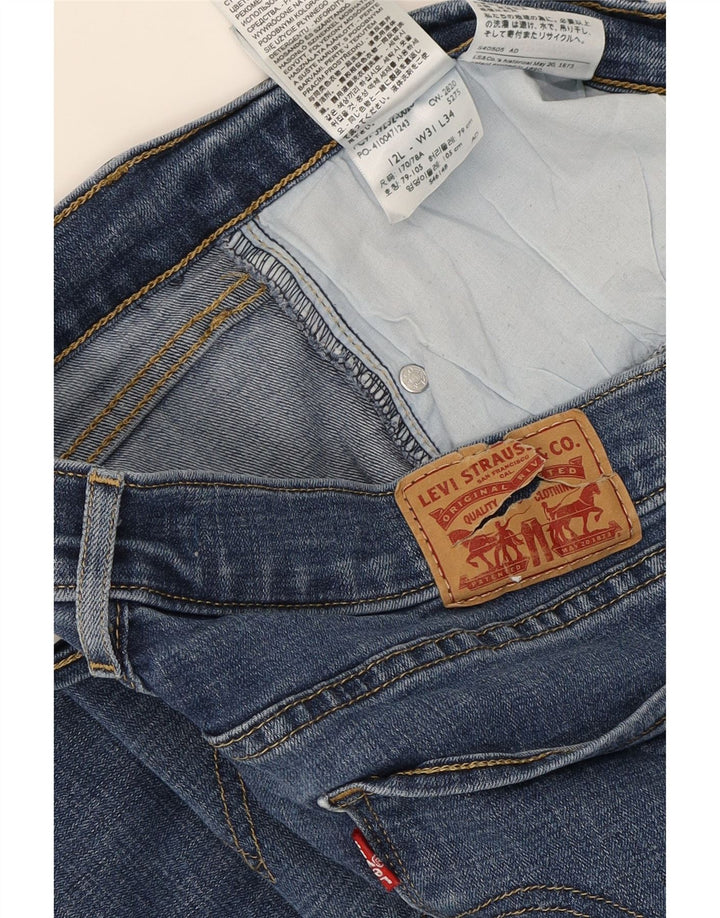 LEVI'S Womens Classic Fit Bootcut Jeans W31 L34 Blue Cotton Vintage Levi's and Second-Hand Levi's from Messina Hembry 