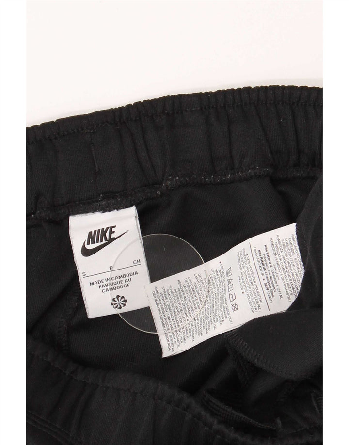 Pantaloni da tuta con grafica Nike da uomo, pantaloni da jogging, piccoli, in poliestere nero