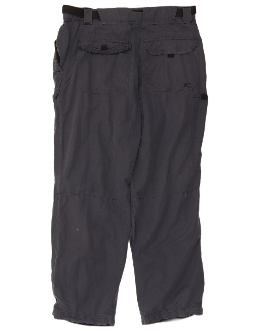 Pantaloni cargo dritti da uomo Marks & Spencer W34 L31 blu navy in poliammide