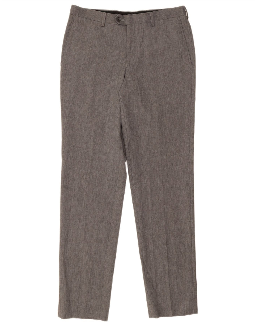 MICHAEL KORS Pantaloni da abito slim da uomo W30 L30 Lana grigia