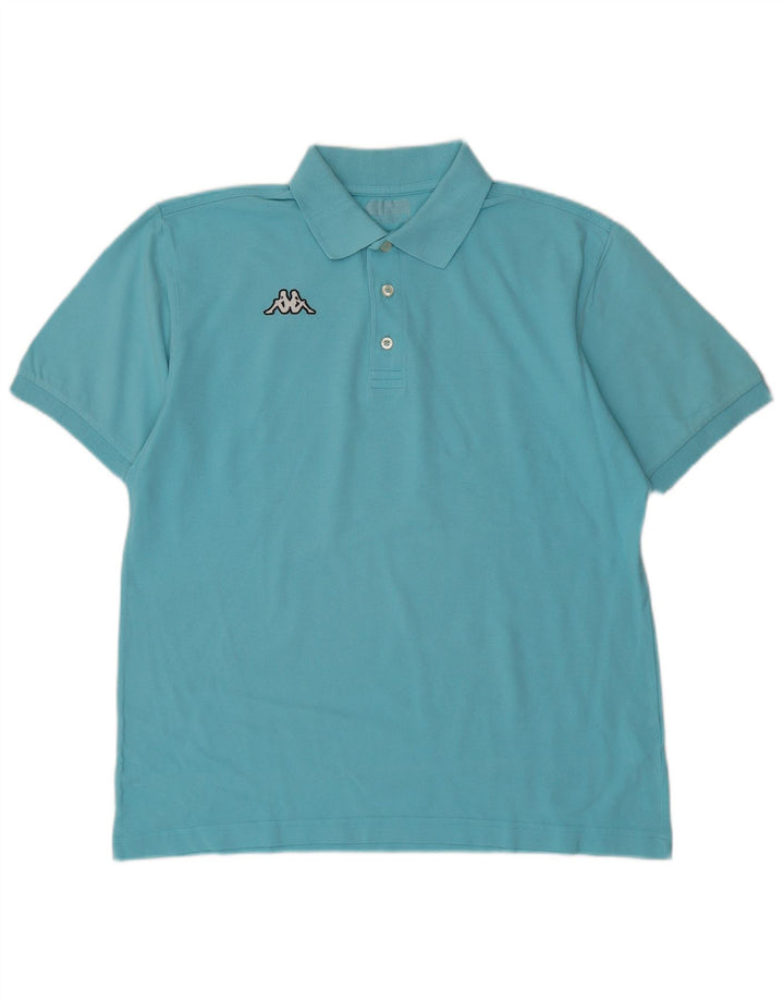 Polo Kappa Uomo XL Cotone Blu