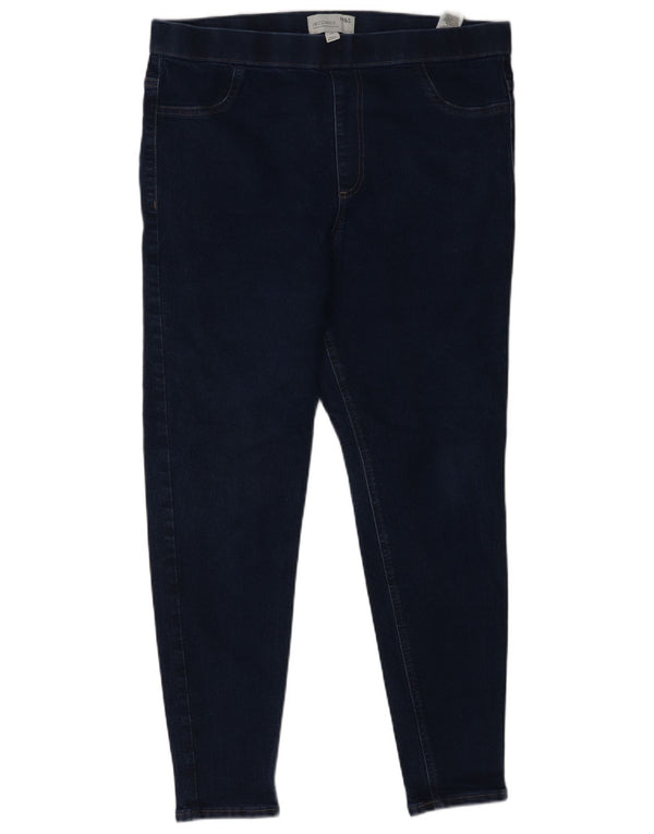 Jeans Jeggings da donna Marks & Spencer UK 16 Large W34 L27 Cotone blu navy