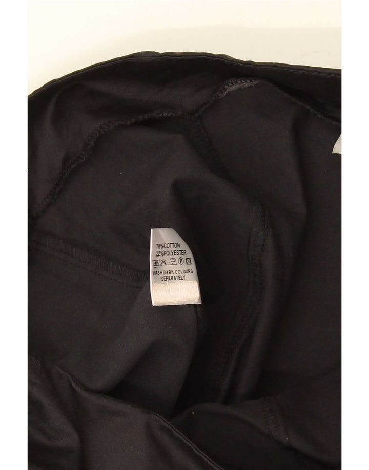 Top corto senza spalline da donna Oasis UK 12 cotone nero medio