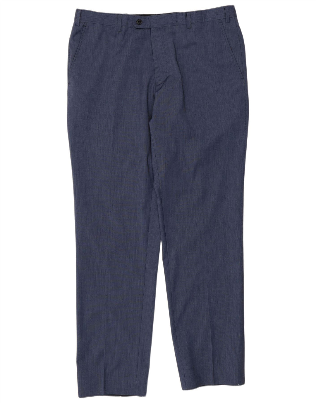Pantaloni da abito vestibilità regolare da uomo Engbers IT 54 2XL W38 L33 poliestere blu