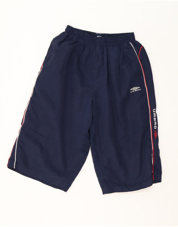 Pantaloncini sportivi Umbro da uomo con grafica Bermuda grandi blu navy