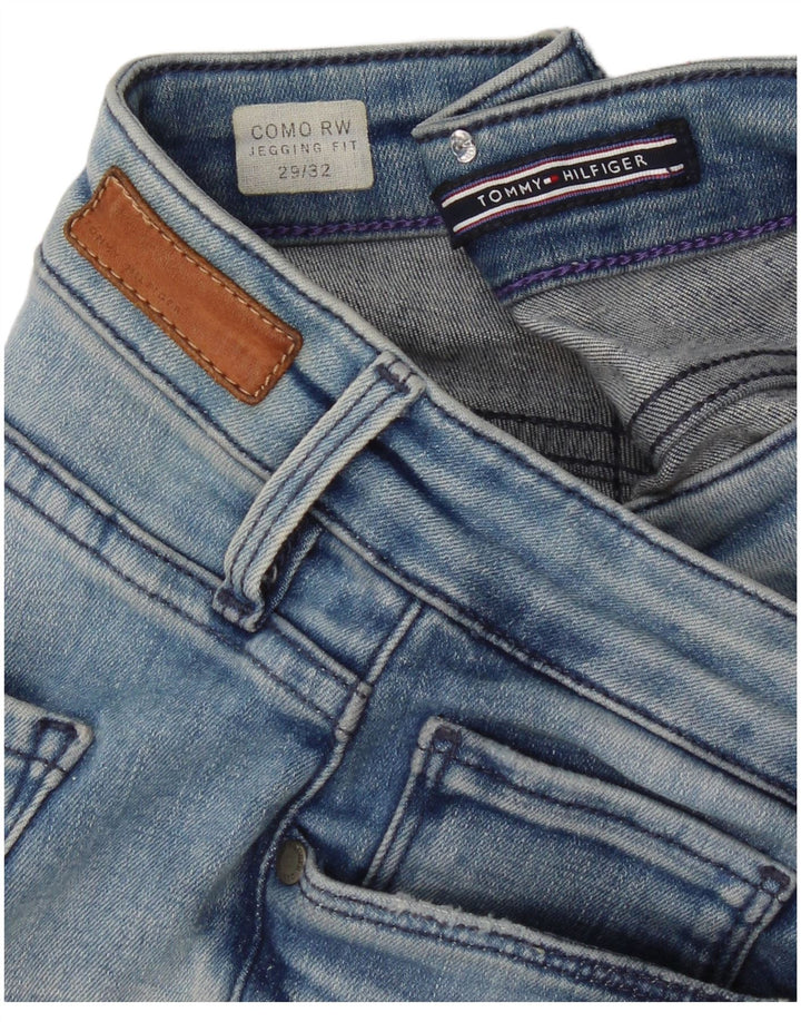Tommy Hilfiger Donna Como RW Distressed Jegging Jeans W29 L32 Blu
