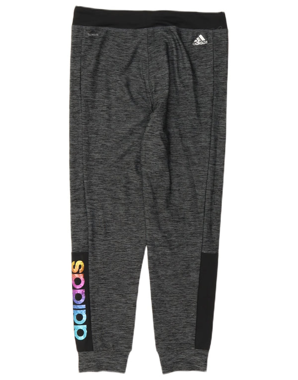 Pantaloni da tuta Adidas Bambina Climalite Joggers 13-14 anni XL Grigio